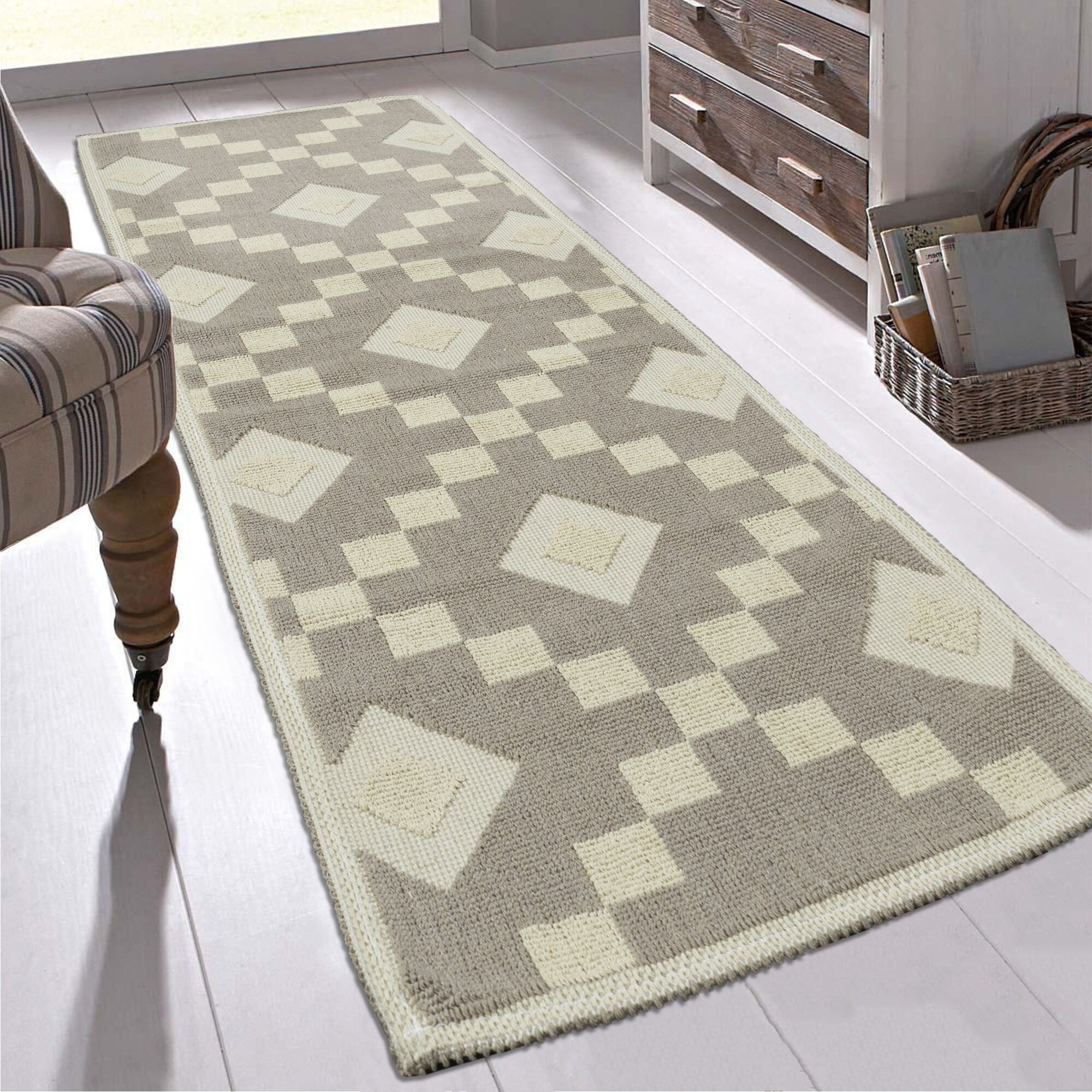 grey kitchen rugs artisan de luxe home ottomanson nature cotton kilim collection diamond trellis design runner rug 3 6 grey kitchen rugs find great home decor deals shopping at grey kitchen rugs artisan de luxe home ottomanson nature cotton kilim collection diamond trellis design runner rug 3 6 grey kitchen rugs find great home decor deals shopping at